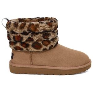 UGG FLUFF MINI QUILTED LEOPARD